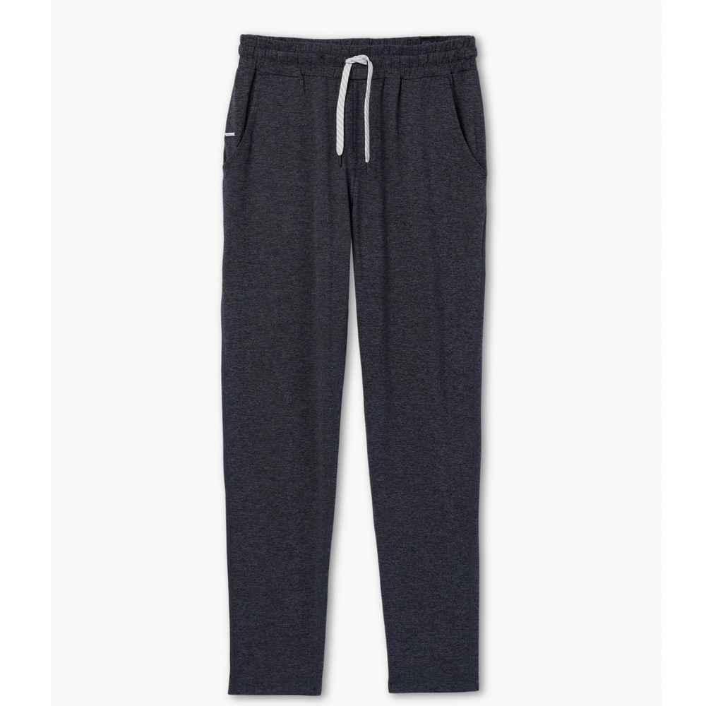 Vuori Ponto Performance Pant In Charcoal Heather Grey Size XL